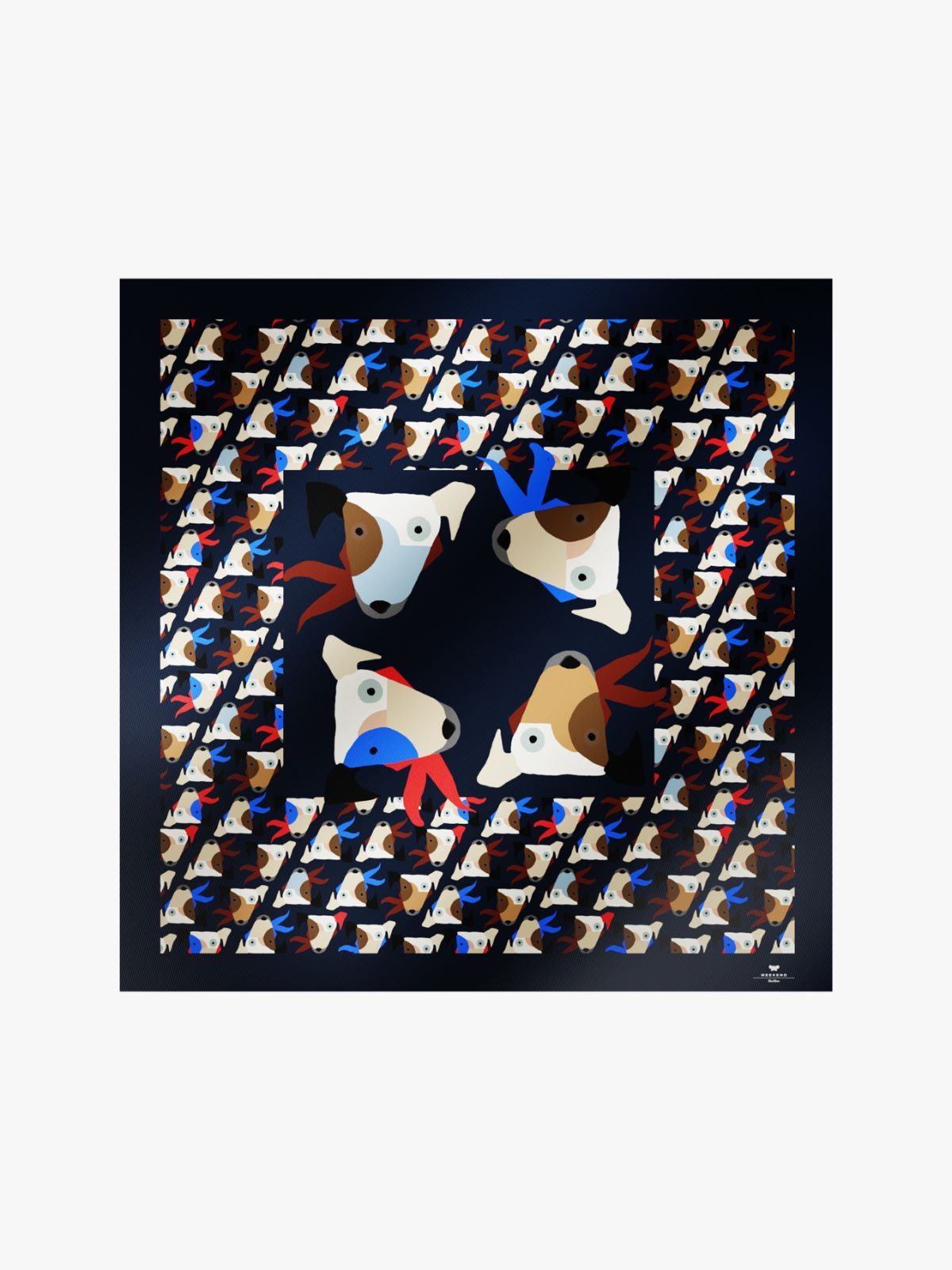 WEEKEND MAX MARA ONESTO PRINTED SILK TWILL ΜΑΝΤΗΛΙ
