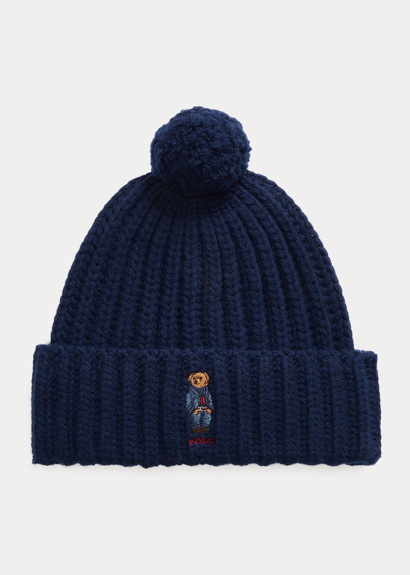 POLO RALPH LAUREN POLO BEAR RIB-KNIT POM-POM ΣΚΟΥΦΟΣ