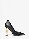 MICHAEL KORS TENLEY EMPIRE LOGO EMBELLISHED LEATHER ΓΟΒΕΣ