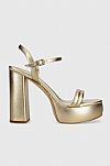 MICHAEL KORS LACI METALLIC LEATHER PLATFORM ΠΕΔΙΛΑ