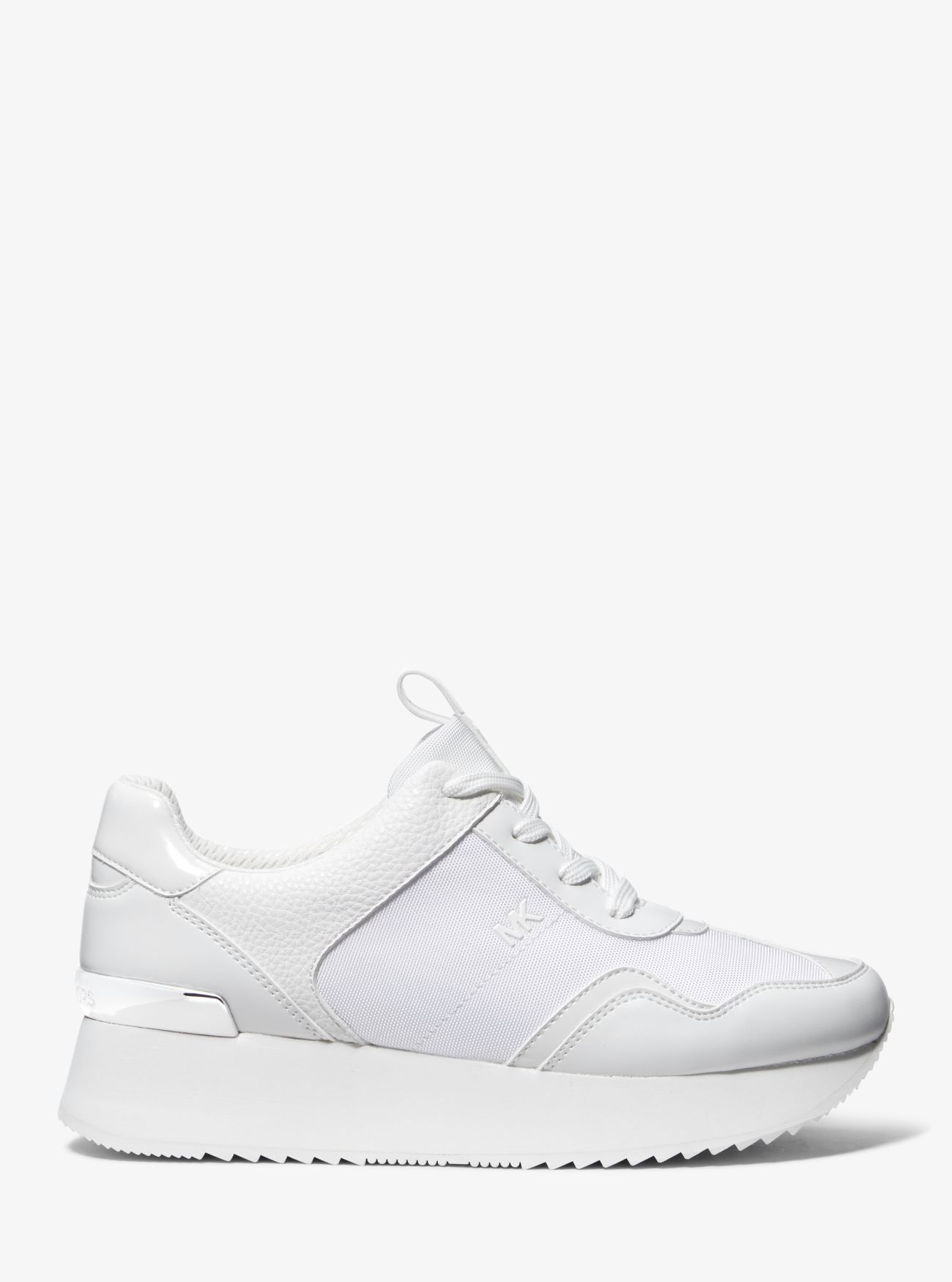 MICHAEL KORS RAINA CANVAS PLATFORM SNEAKERS