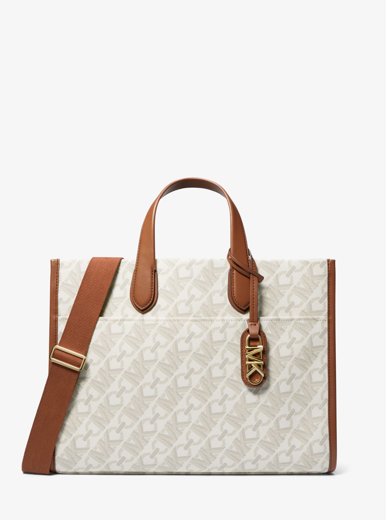 MICHAEL KORS GIGI LARGE EMPIRE SIGNATURE LOGO TOTE ΤΣΑΝΤΑ