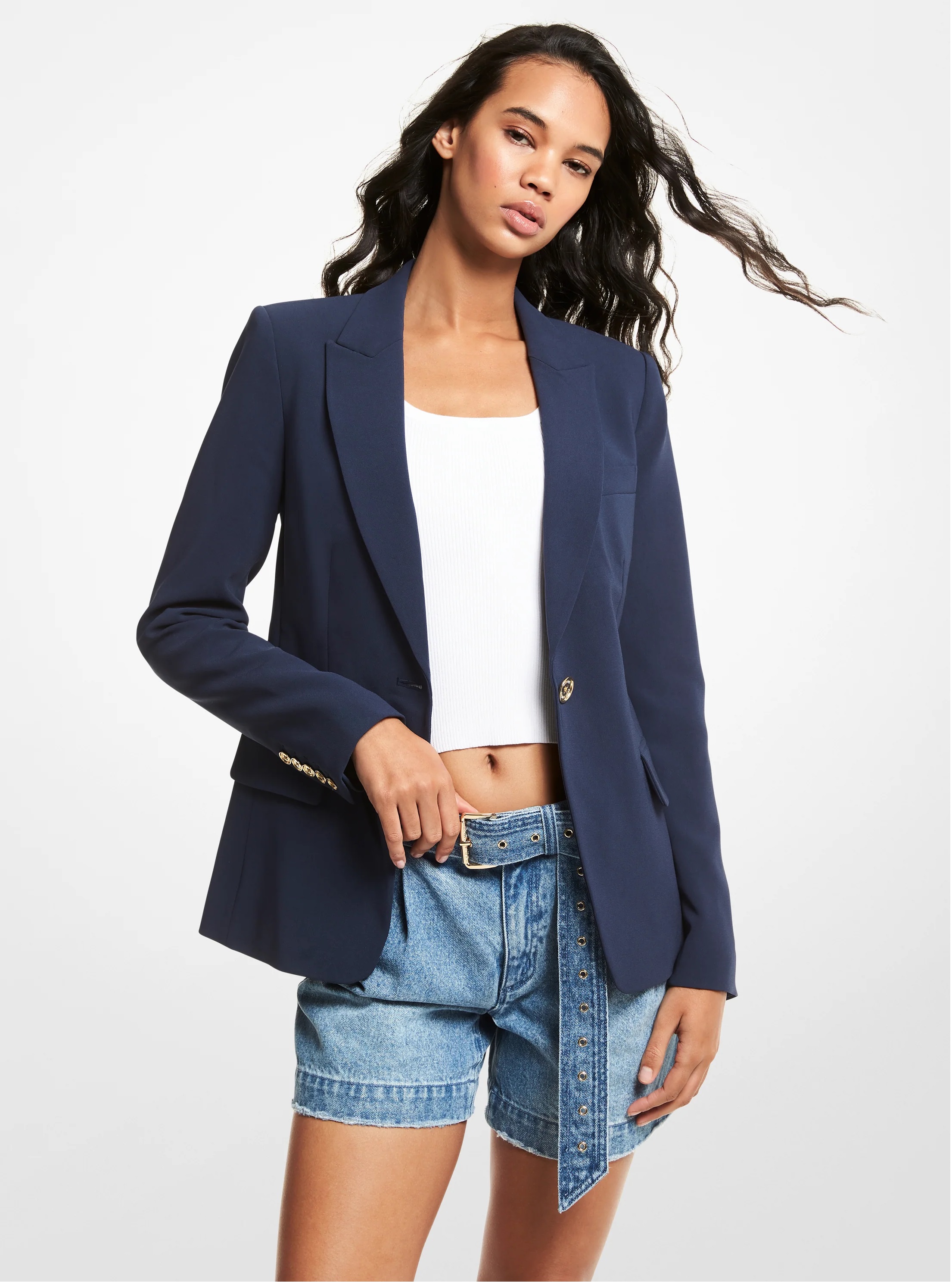 MICHAEL KORS CREPE BLAZER