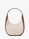 MICHAEL KORS PRESTON EMPIRE SIGNATURE LOGO CRESCENT TOP ZIP HOBO SHOULDER ΤΣΑΝΤΑ