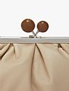 WEEKEND MAX MARA LISOTTE MEDIUM NAPPA LEATHER PASTICCINO ΤΣΑΝΤΑ 