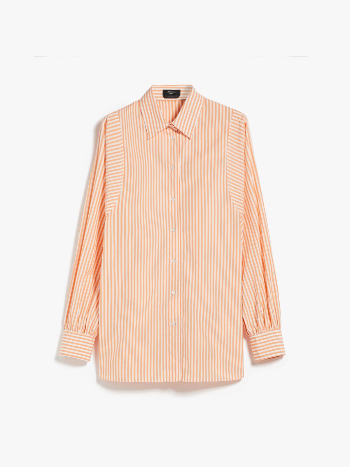 WEEKEND MAX MARA FUFY STRIPED COTTON ΠΟΥΚΑΜΙΣΟ