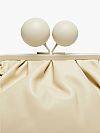 WEEKEND MAX MARA LECITO MEDIUM LEATHER PASTICCINO ΤΣΑΝΤΑ
