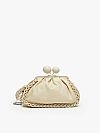 WEEKEND MAX MARA LECITO MEDIUM LEATHER PASTICCINO ΤΣΑΝΤΑ