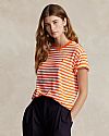 POLO RALPH LAUREN STRIPED COTTON T-SHIRT