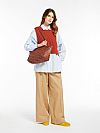 WEEKEND MAX MARA JUDITTA LEATHER SHOPPING TOTE ΤΣΑΝΤΑ