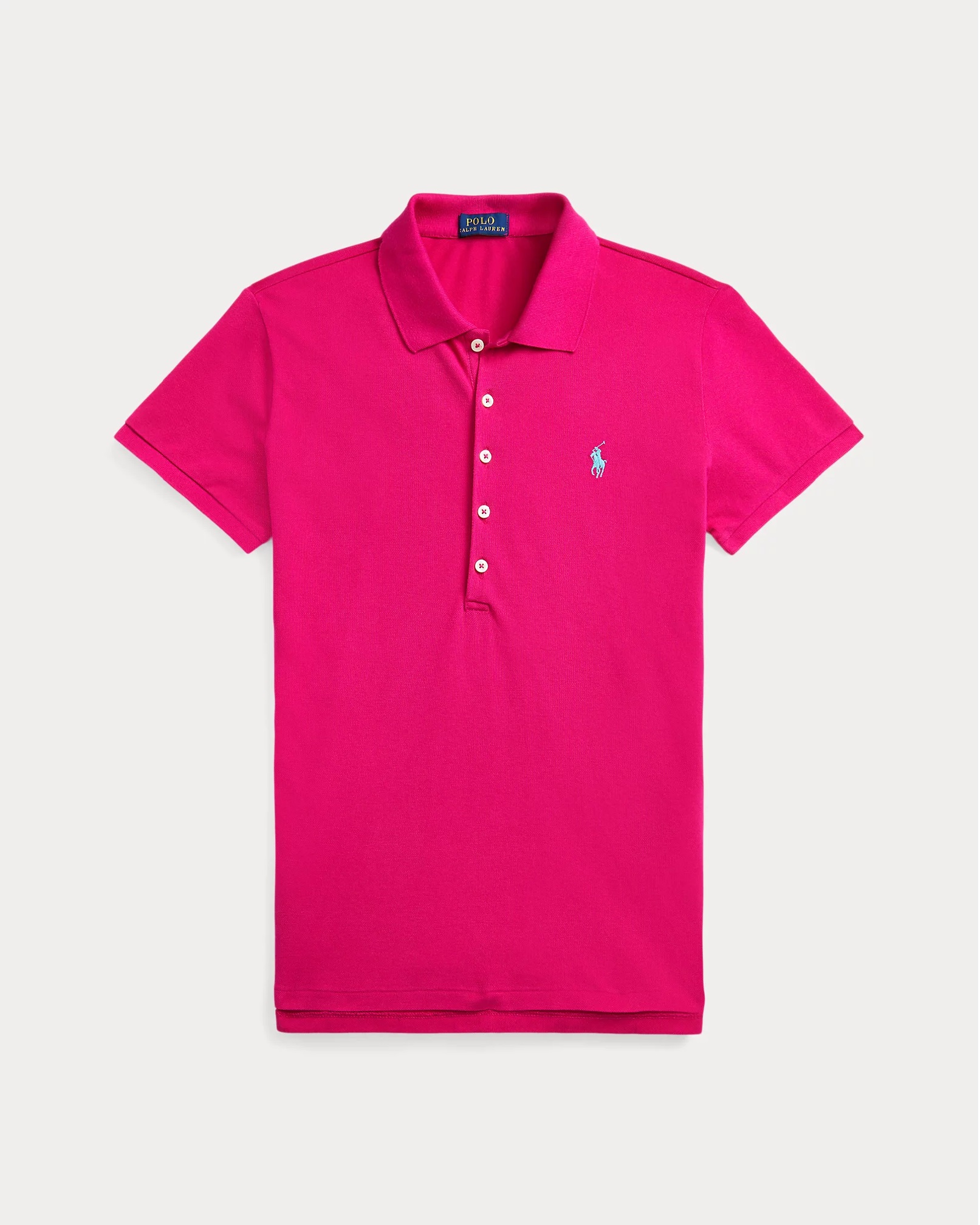 POLO RALPH LAUREN JULIE COTTON STRETCH POLO SHIRT