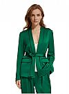 SCOTCH & SODA SATIN SINGLE BREASTED BLAZER