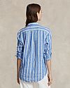 POLO RALPH LAUREN RELAXED FIT STRIPED LINEN ΠΟΥΚΑΜΙΣΟ
