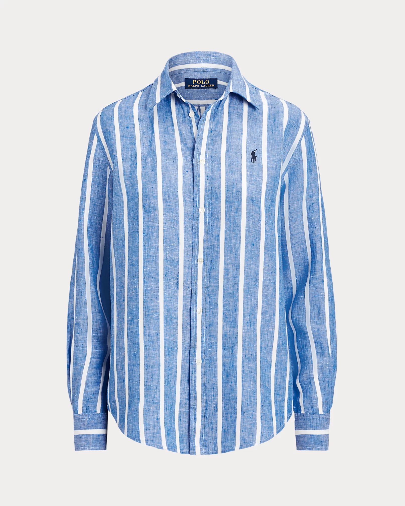 POLO RALPH LAUREN RELAXED FIT STRIPED LINEN ΠΟΥΚΑΜΙΣΟ