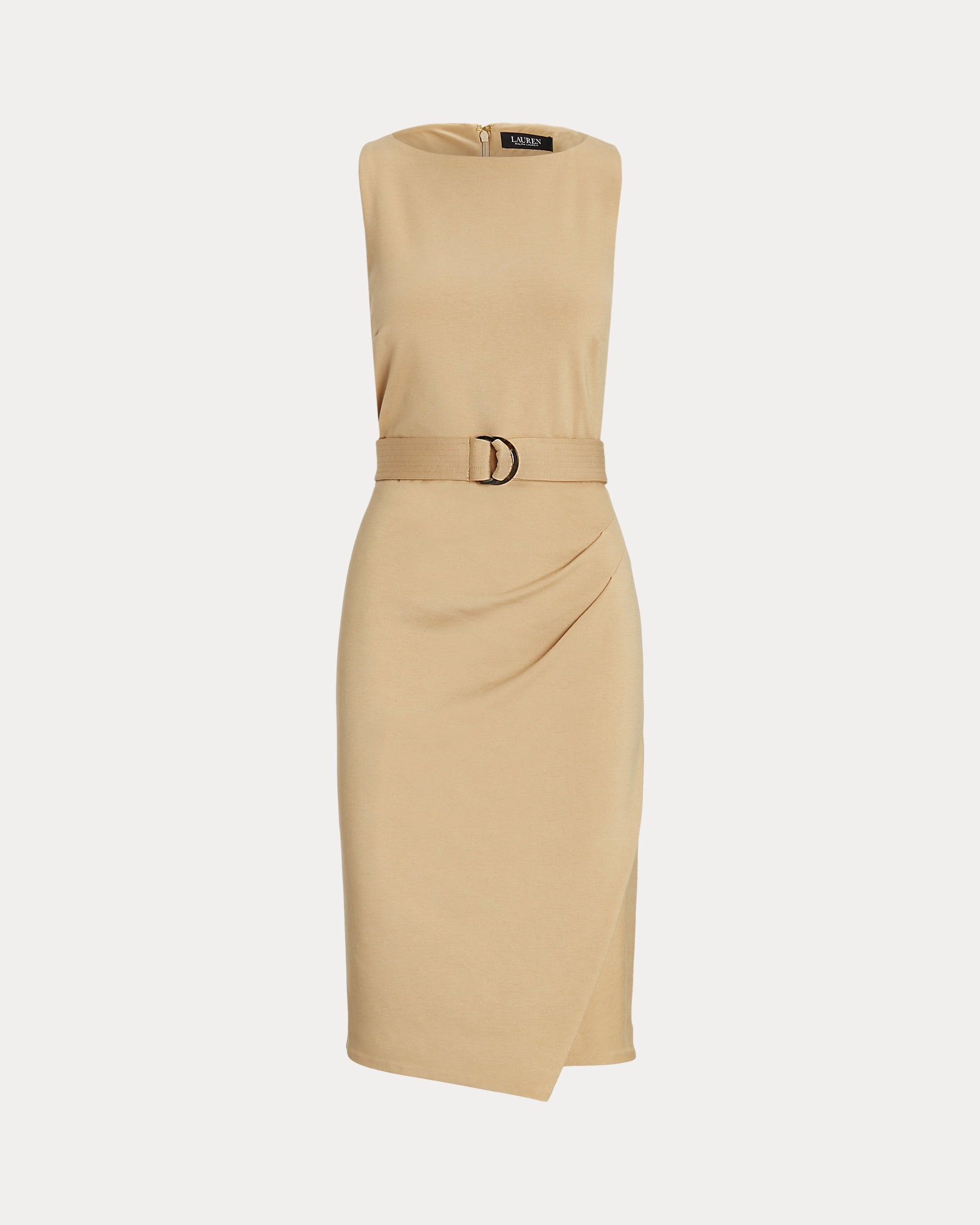 LAUREN RALPH LAUREN BELTED PONTE SLEEVELESS ΦΟΡΕΜΑ