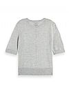 SCOTCH & SODA SHORT-SLEEVED CREWNECK ΠΛΕΚΤΟ