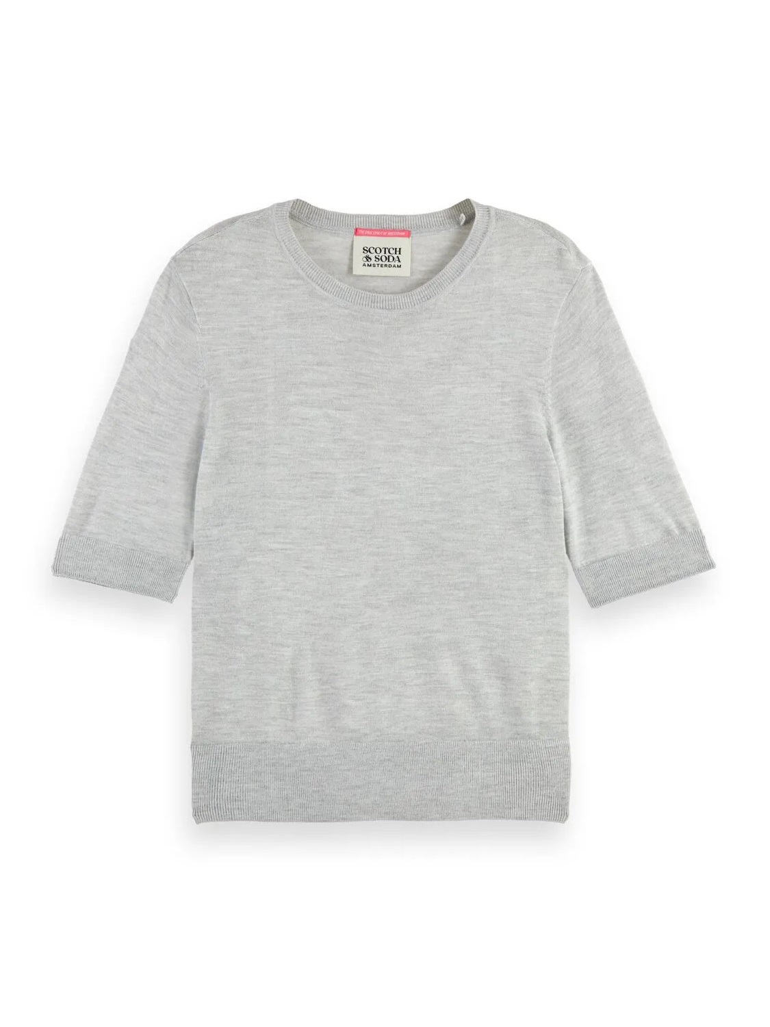 SCOTCH & SODA SHORT-SLEEVED CREWNECK ΠΛΕΚΤΟ