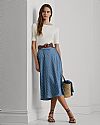 LAUREN RALPH LAUREN STRETCH COTTON ΜΠΛΟΥΖΑ