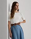 LAUREN RALPH LAUREN STRETCH COTTON ΜΠΛΟΥΖΑ