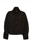 MICHAEL KORS LOGO TAPE WOVEN ANORAK JACKET