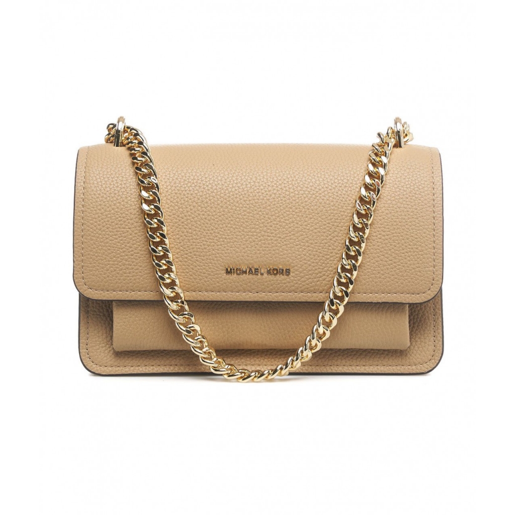 MICHAEL KORS CLAIRE LARGE PEBBLED LEATHER SHOULDER ΤΣΑΝΤΑ