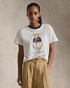 POLO RALPH LAUREN POLO BEAR COTTON JERSEY T-SHIRT