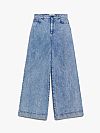 WEEKEND MAX MARA VEGA WIDE-LEG DENIM ΤΖΙΝ