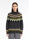 WEEKEND MAX MARA ORARIO JACQUARD WOOL ΠΛΕΚΤΟ