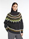 WEEKEND MAX MARA ORARIO JACQUARD WOOL ΠΛΕΚΤΟ