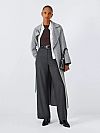 MARELLA DECORO WIDE-LEG HERRINGBONE ΠΑΝΤΕΛΟΝΙ