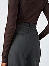 MARELLA DECORO WIDE-LEG HERRINGBONE ΠΑΝΤΕΛΟΝΙ