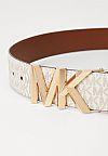 MICHAEL KORS REVERSIBLE LOGO/LEATHER ΖΩΝΗ