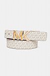 MICHAEL KORS REVERSIBLE LOGO/LEATHER ΖΩΝΗ
