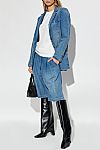 MICHAEL KORS PLEATED DENIM BERMUDA 