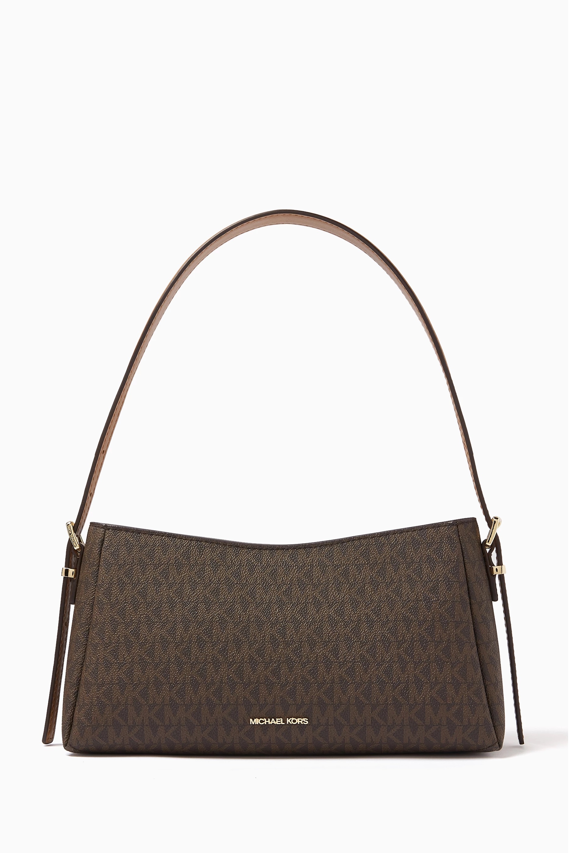 MICHAEL KORS MOORE MEDIUM LOGO SHOULDER ΤΣΑΝΤΑ