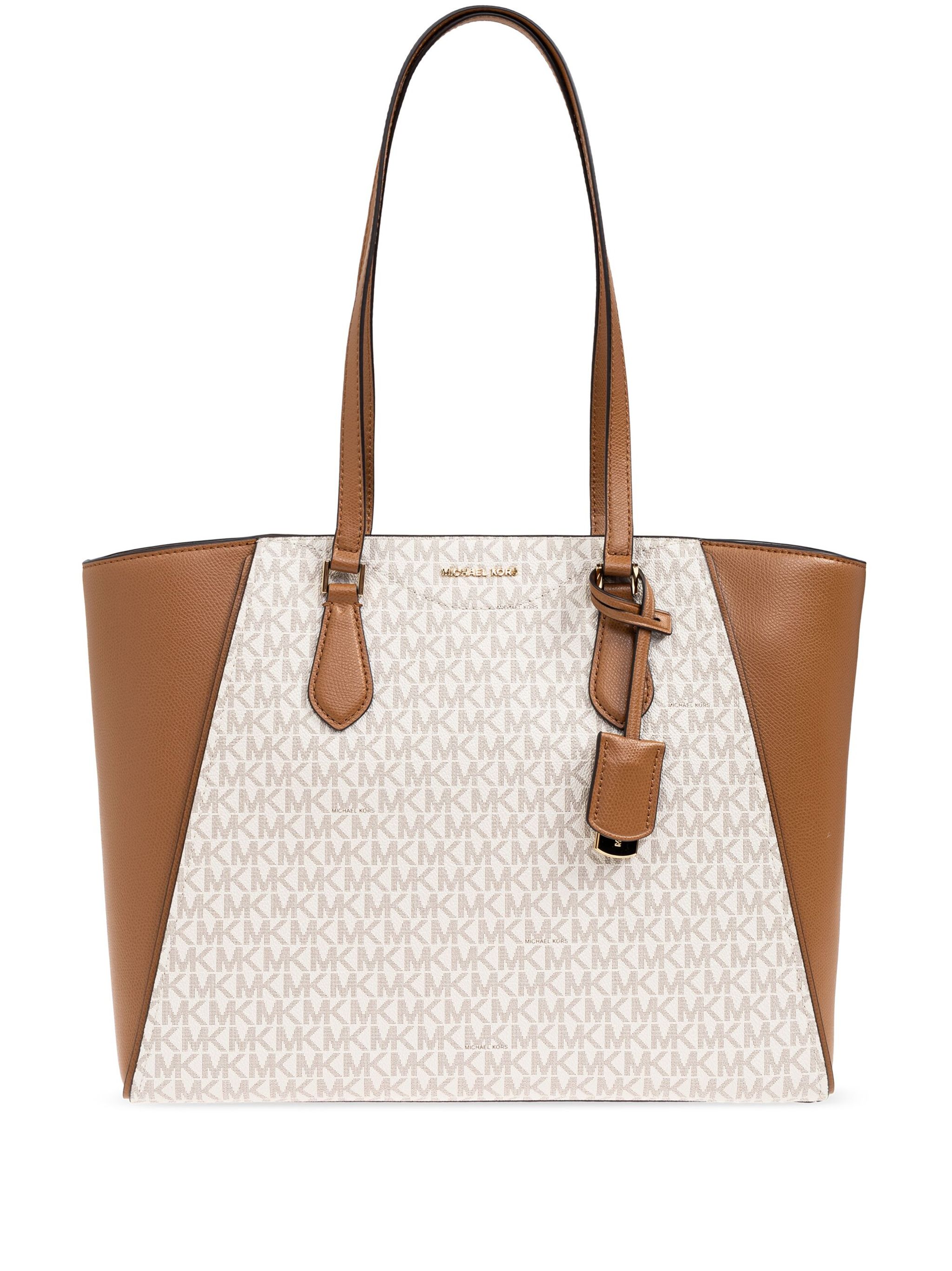 MICHAEL KORS TARYN LARGE SIGNATURE LOGO & LEATHER TOTE ΤΣΑΝΤΑ