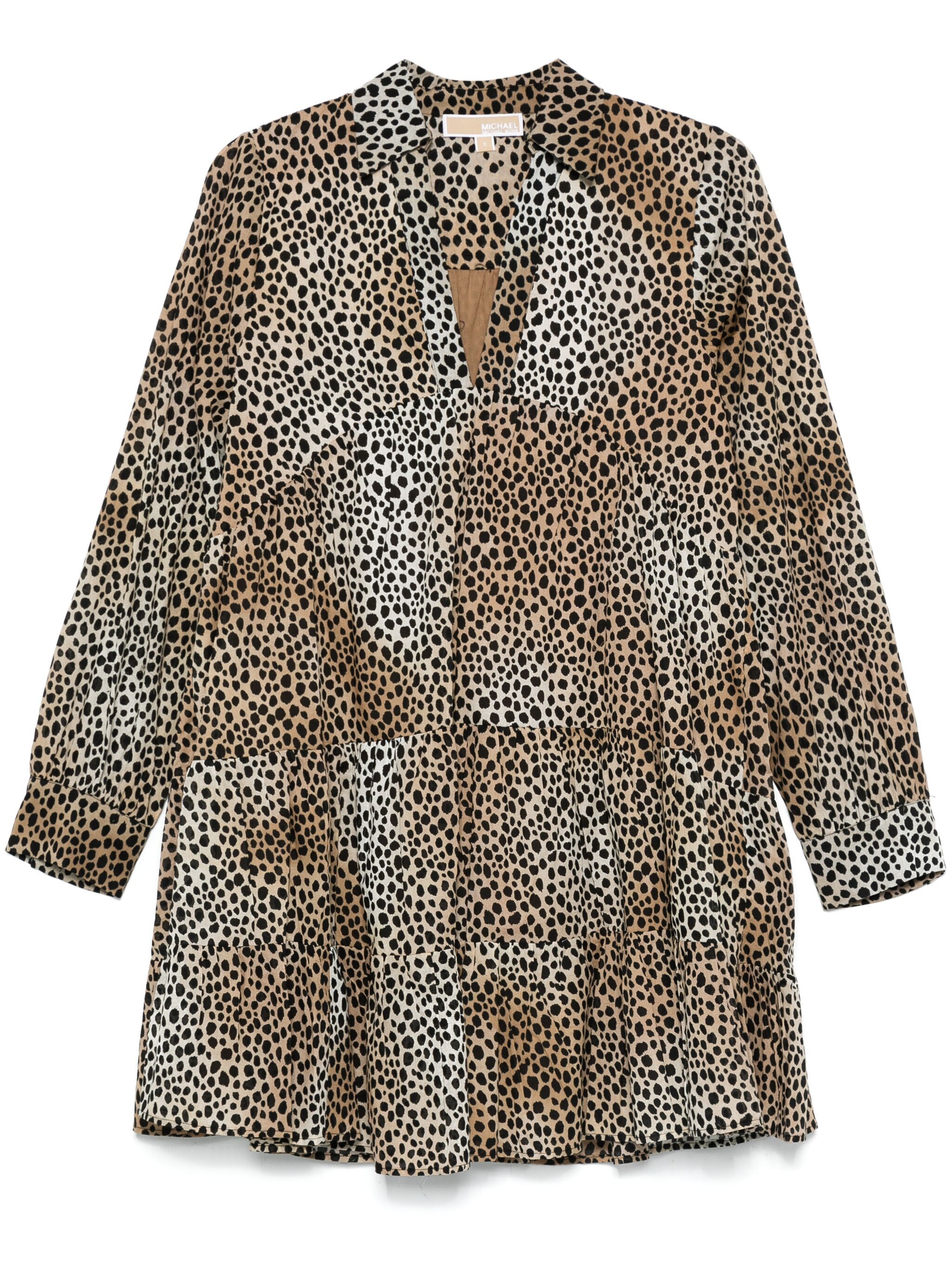 MICHAEL KORS CHEETAH-PRINT MINI ΦΟΡΕΜΑ