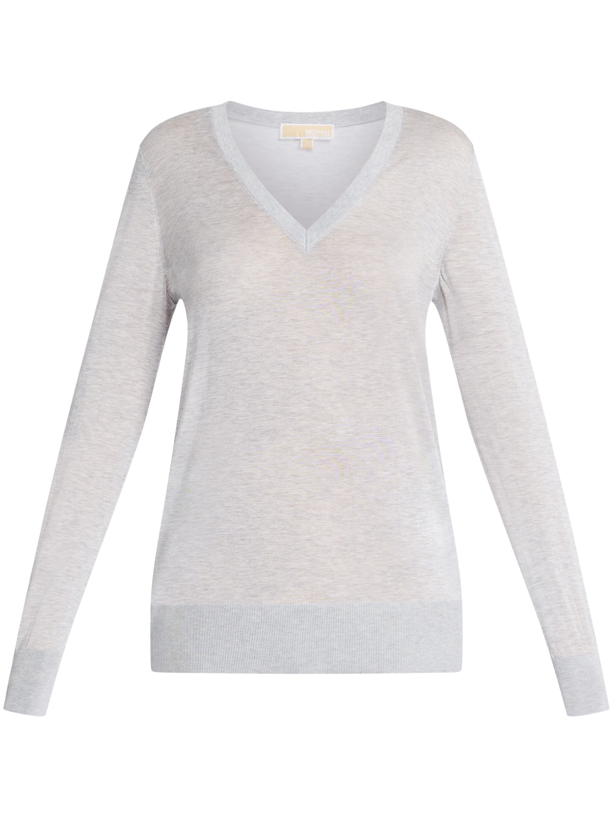 MICHAEL KORS SILK BLEND V-NECK ΠΛΕΚΤΟ