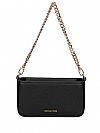 MICHAEL KORS BRYANT SMALL PEBBLED LEATHER CONVERTIBLE POUCHETTE / CROSSBODY