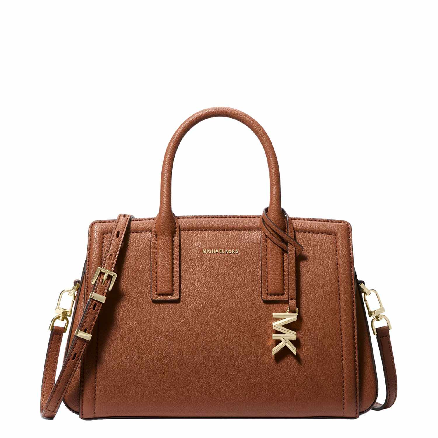 MICHAEL KORS LAILA SMALL PEBBLED LEATHER ΤΣΑΝΤΑ