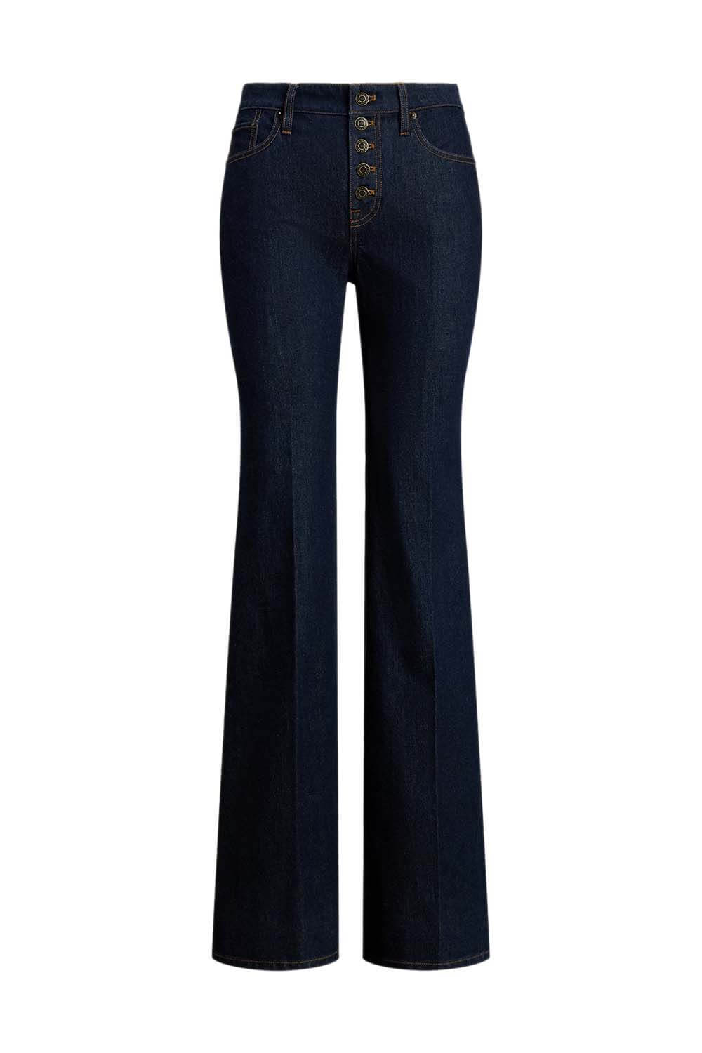 LAUREN RALPH LAUREN HIGH-RISE FLARE ΤΖΙΝ