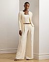 LAUREN RALPH LAUREN CABLE-KNIT COTTON ZAKETA