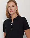 LAUREN RALPH LAUREN PIQUE POLO SHIRT