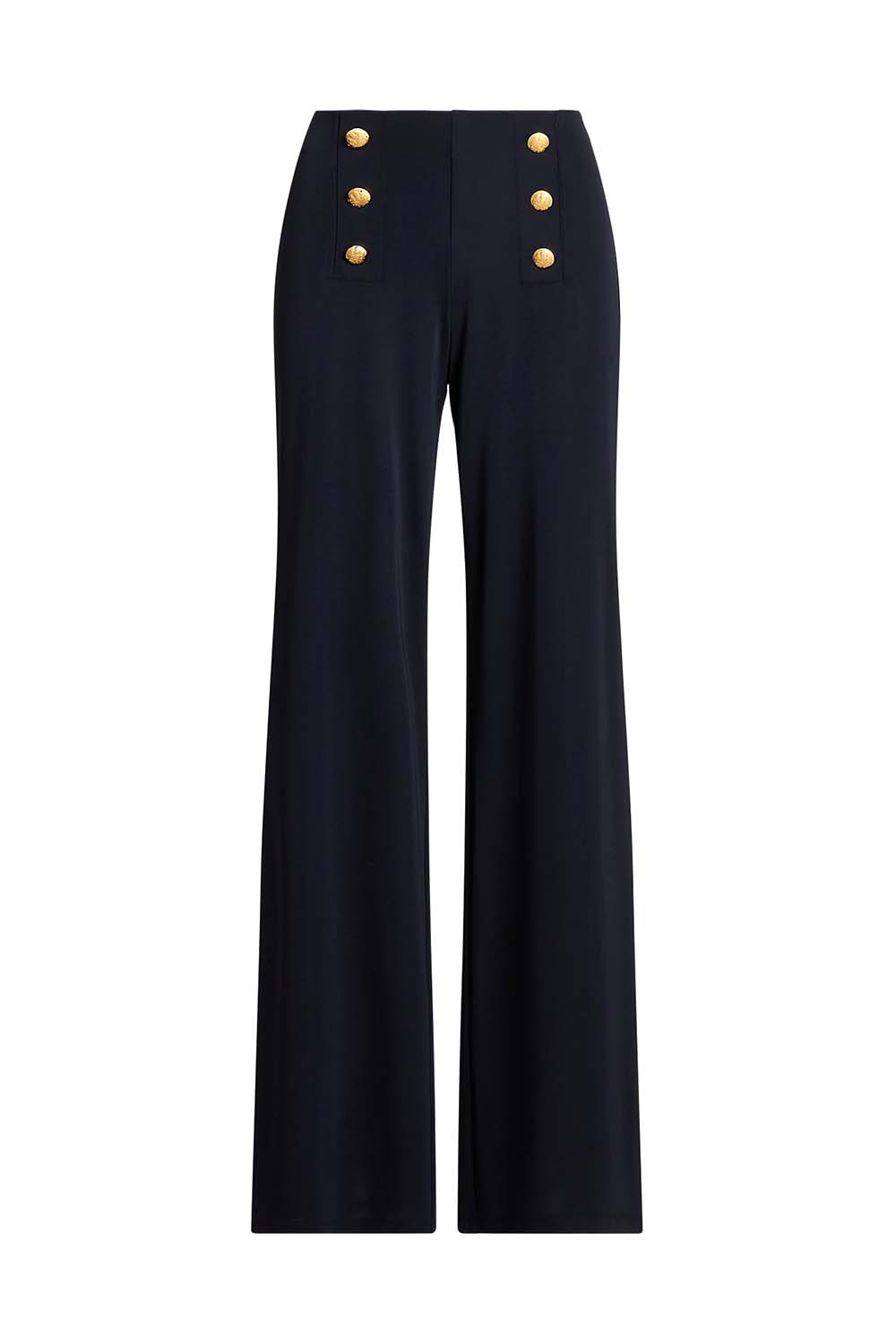 LAUREN RALPH LAUREN STRETCH JERSEY WIDE-LEG ΠΑΝΤΕΛΟΝΙ