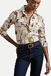 LAUREN RALPH LAUREN LIGHTWEIGHT COTTON ΠΟΥΚΑΜΙΣΟ