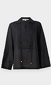 MICHAEL KORS RAMIE COLLARED TUNIC TOP