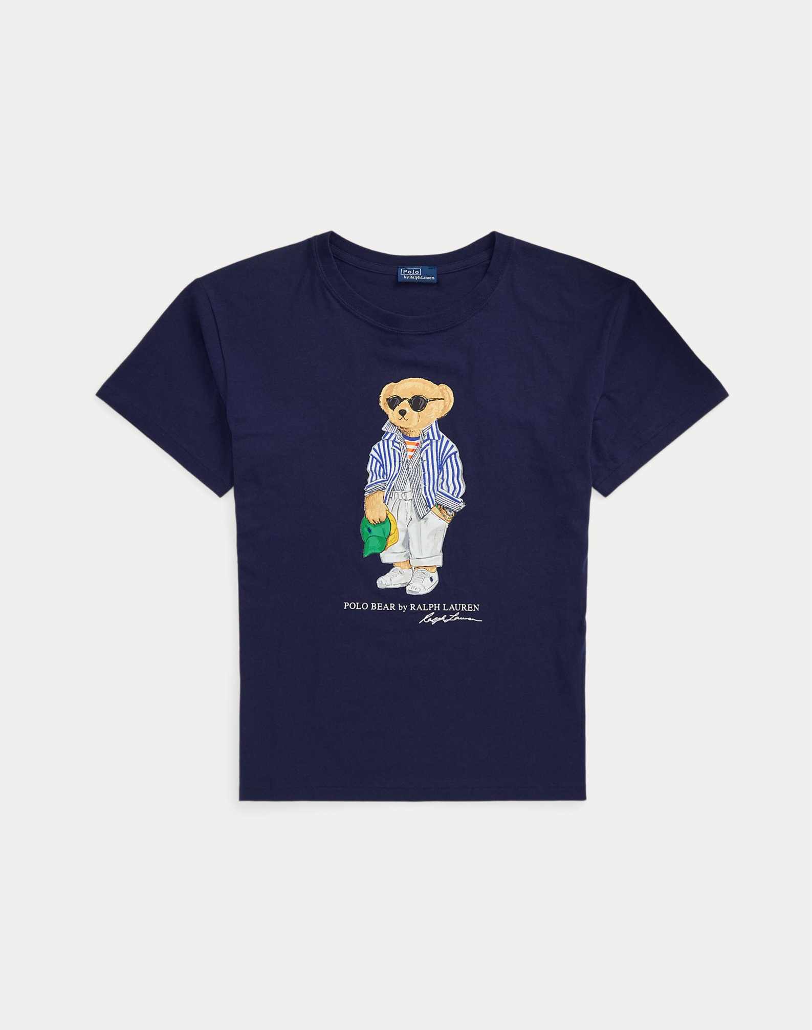 POLO RALPH LAUREN POLO BEAR COTTON JERSEY T-SHIRT