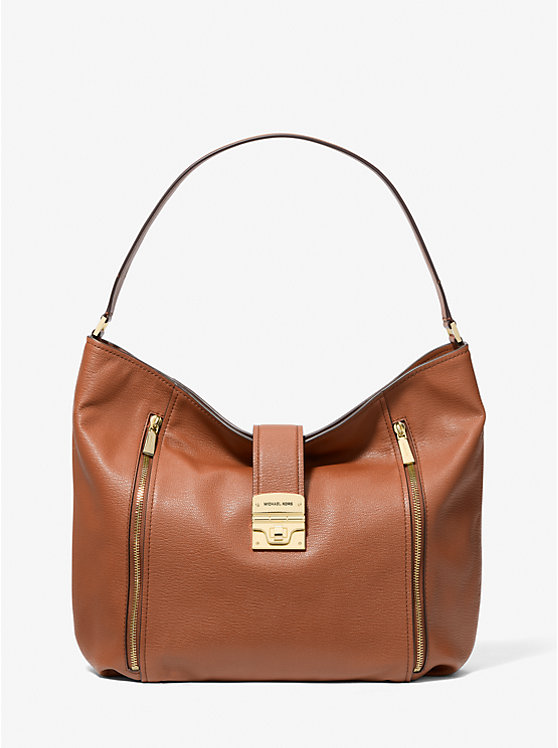 MICHAEL KORS ADDIE LARGE SIGNATURE LOGO SHOULDER ΤΣΑΝΤΑ