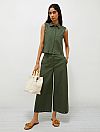 MARELLA ORANO POPLIN WIDE-LEG ΠΑΝΤΕΛΟΝΙ