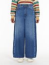WEEKEND MAX MARA LISOTTE WIDE WITH LOGO DENIM JEANS 